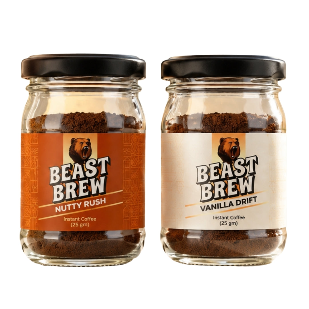 BeastBrew Smooth Combo — Vanilla Drift + Nutty Rush Hazelnut