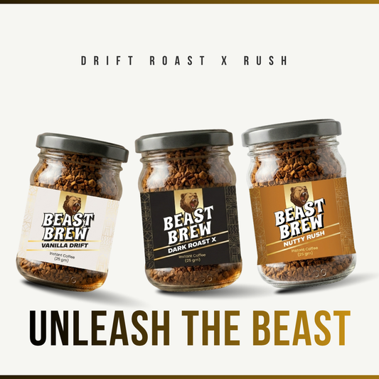 BeastBrew Discovery Combo — Try All 3 Flavours Instant Coffee