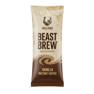 vanilla flavored beastbrew coffee