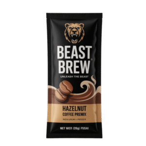 BeastBrew Hazelnut Coffee Premix