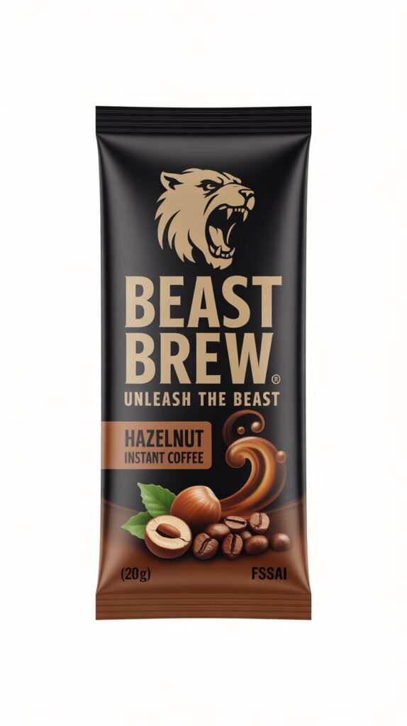BeastBrew Hazelnut Instant Coffee Online – Buy Premium Flavored Coffee Sachets